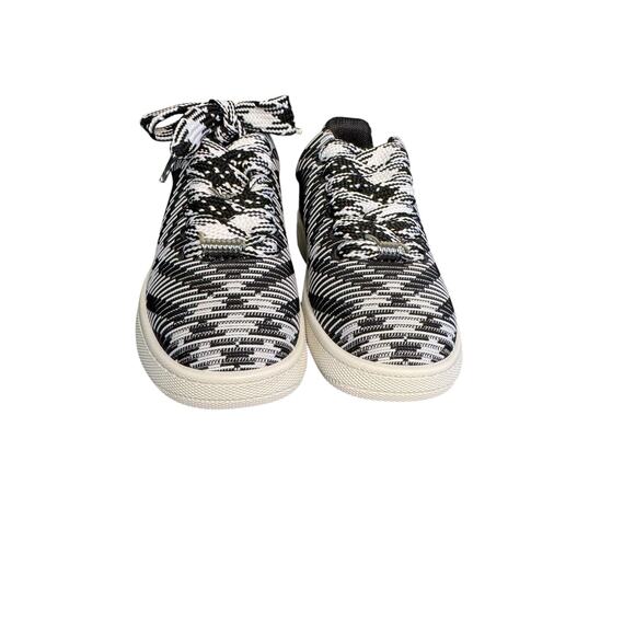 Burberry NIB Box Knit Sneakers in Black and White Check Size 42 - Picture 7 of 14